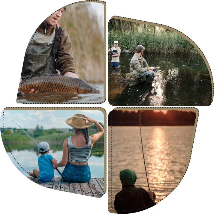 Хорошо ловится и с берега