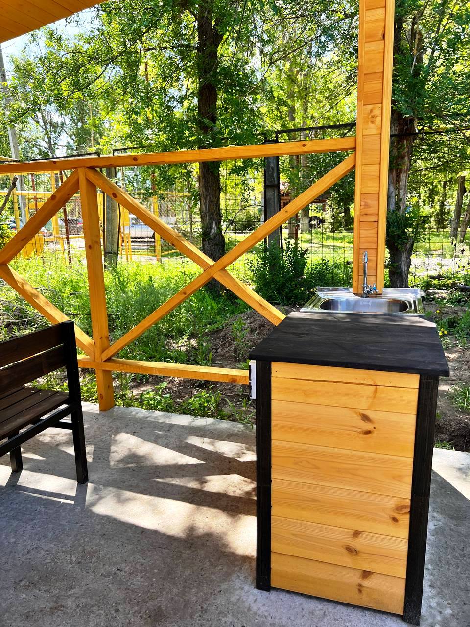 Кабинки у басейна